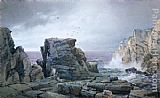 William Trost Richards A Rocky Coast painting